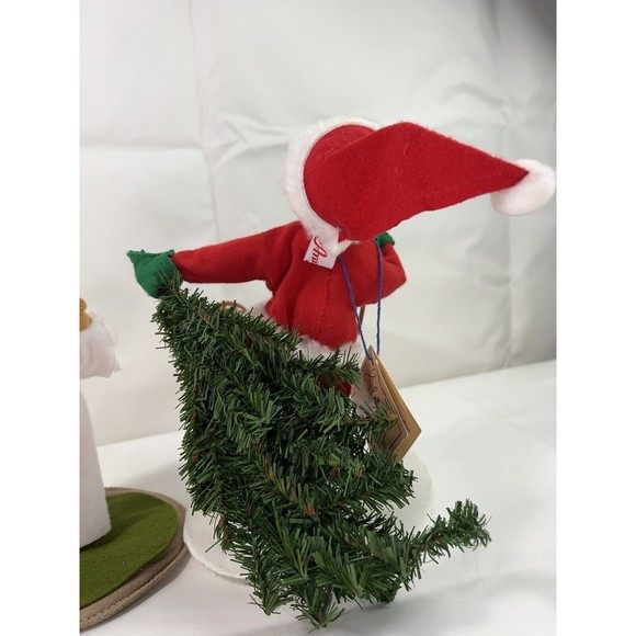 Lot Of 3 1994 Vintage ANNALEE Mobilitee Dolls‎ - Santa & Santa Grandma 8” NWT - Picture 7 of 12